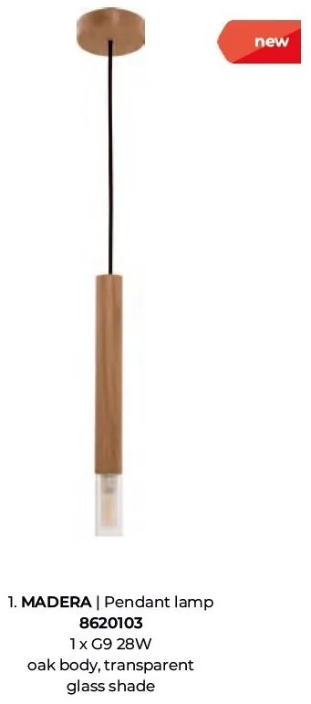 Pendul lemn design natural MADERA