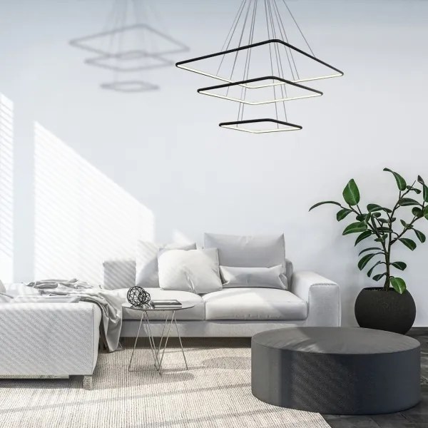 LED Lustră pe cablu NIX LED/117W/230V negru