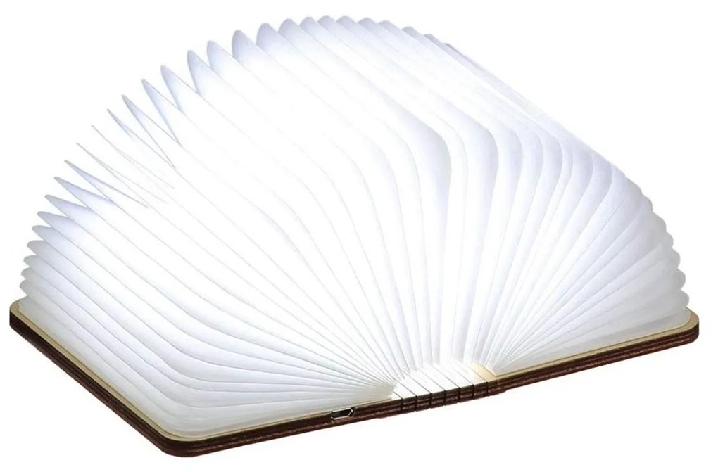 Lampă pliabilă "Smart Book" mini, arțar - Gingko