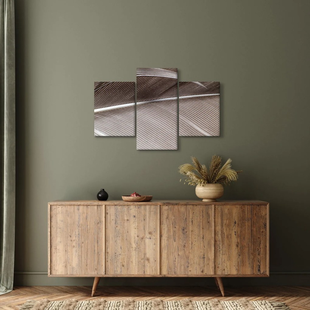 Tablou cu fibre abstacte (90x60 cm)