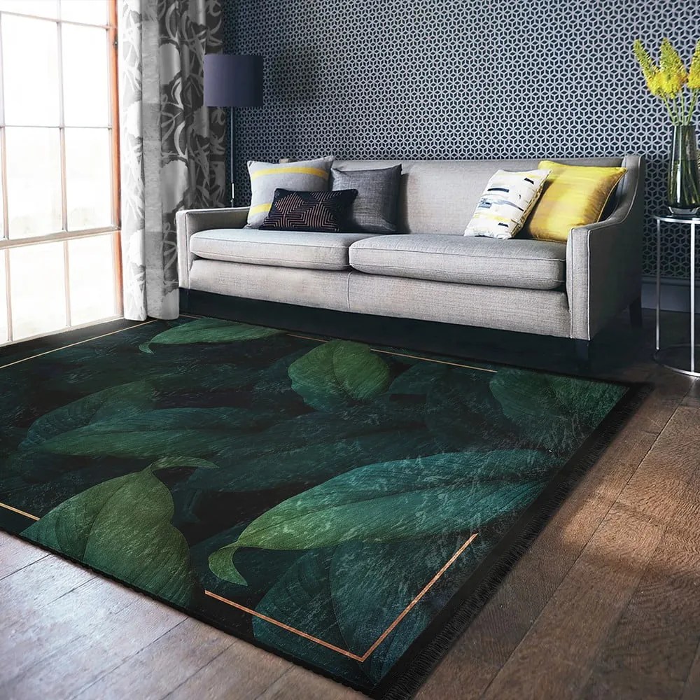 Covor verde închis 160x230 cm – Mila Home