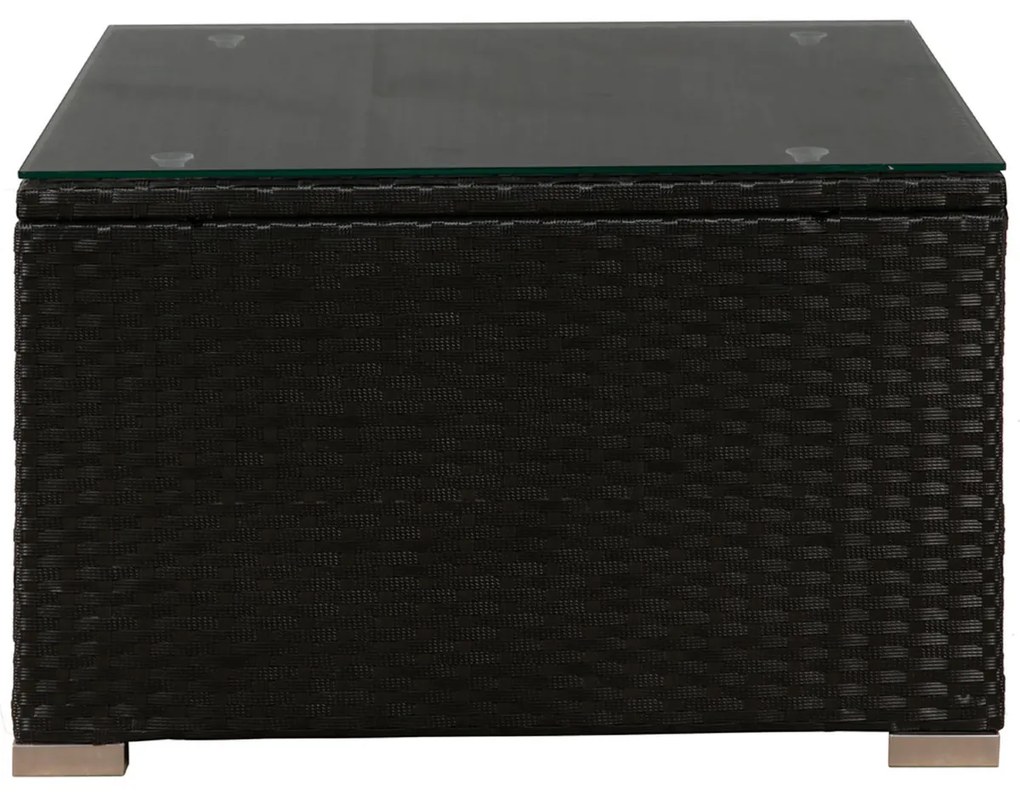 Juskys Set ratan de gradina Punta Cana M - perne negre/antracit
