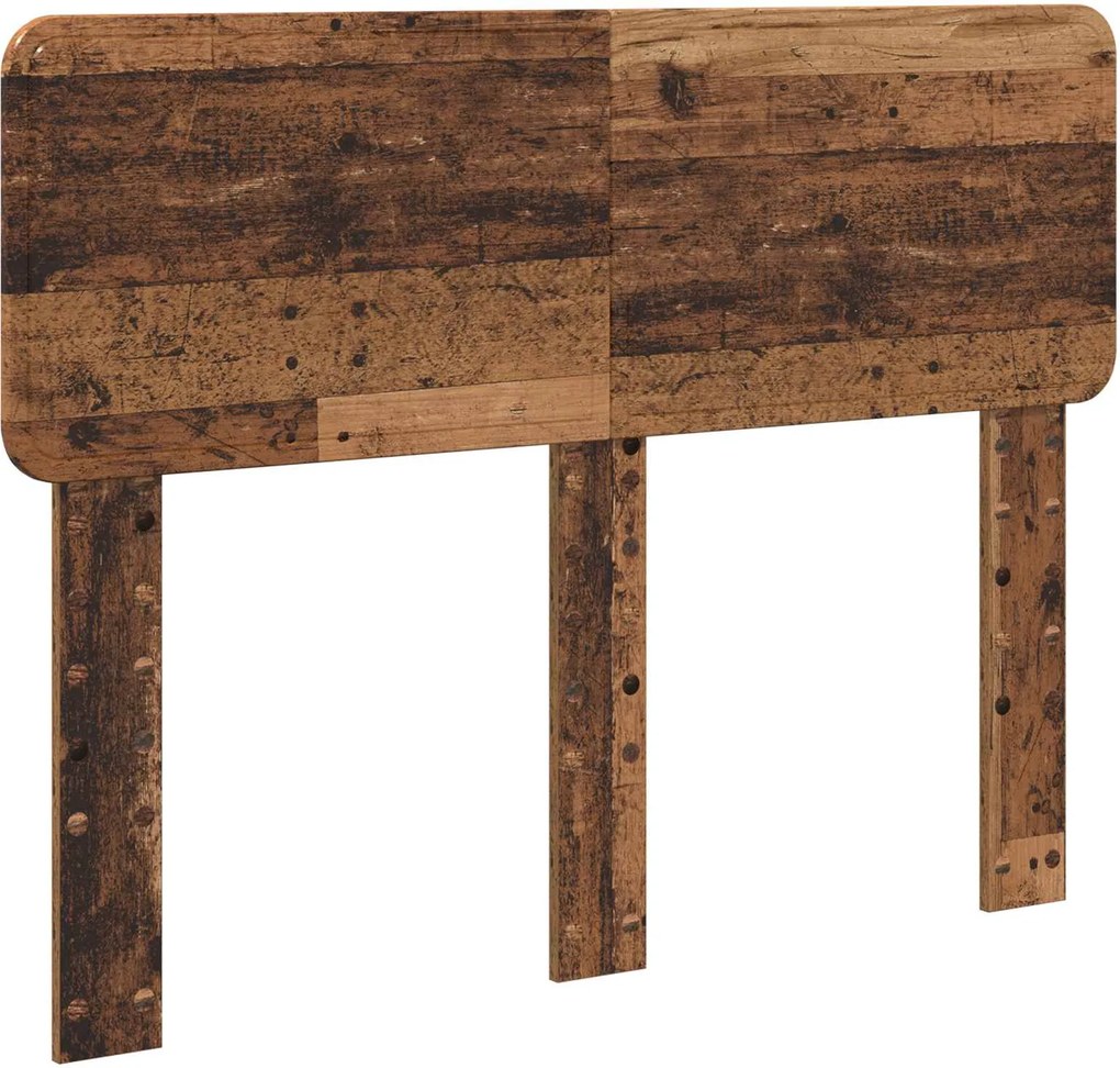 vidaXL Tăblie cap Lemn Vechi 120 cm Lemn compozit