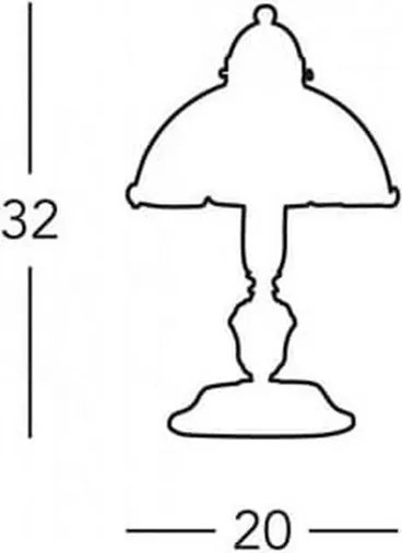 Kolarz NONNA 731.73.73 - Lampă de masă 1xE27/75W/230V