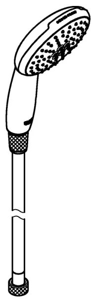 GROHE 2696010E - Duș de mână VITALIO START 110, 110 mm, crom lucios