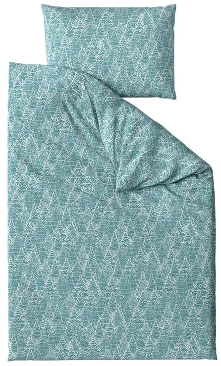 Lenjerie de pat din bumbac FROSTLINE modrozelene Dimensiune lenjerie de pat: 70 x 90 cm | 140 x 200 cm