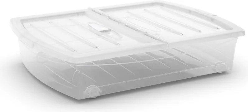 Cutie de depozitare din plastic cu capac 77x58,5x17,5 cm Spinning Box XL – KIS