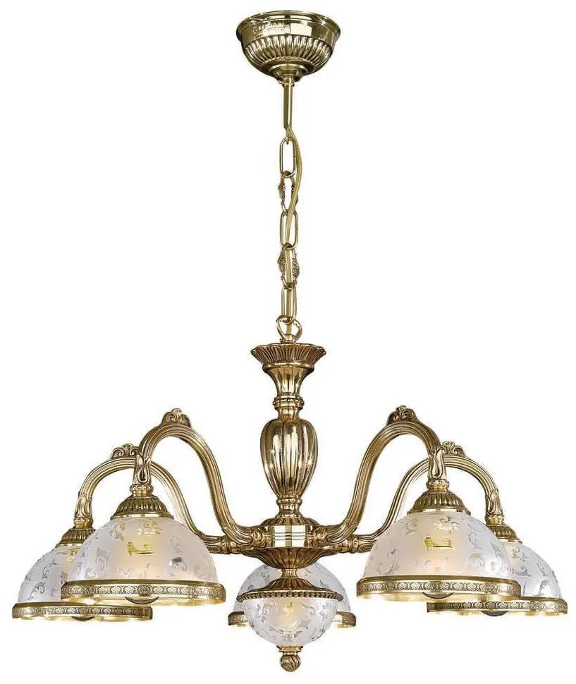 Candelabru clasic cu 5 brate design italian realizat manual 6302