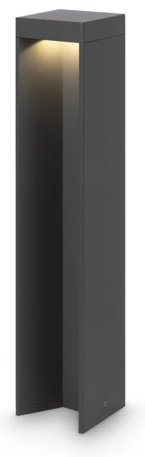 Stalp LED mic pentru iluminat exterior IP54 Essen gri H-45cm