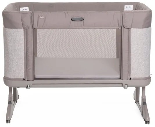 Pătuț pentru bebeluși Chicco 3 în 1 NEXT2ME FOREVER gri