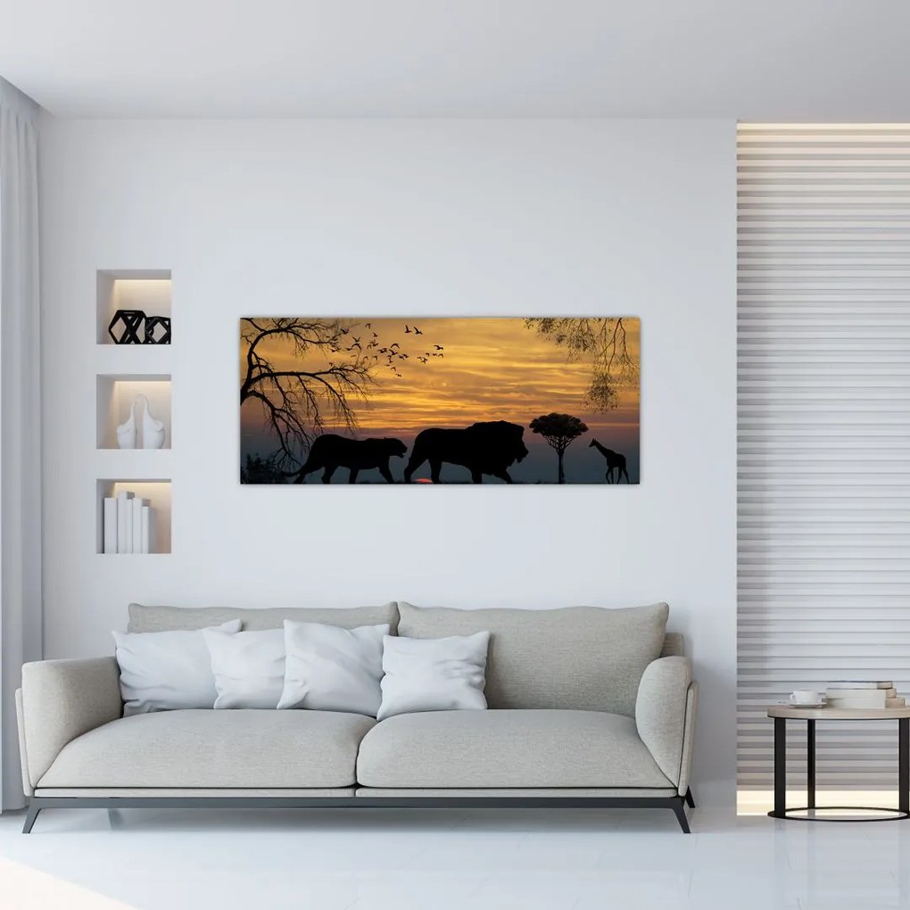 Tablou cu Safari (120x50 cm)