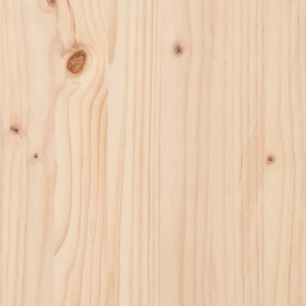 Tablie de pat, 165,5x4x100 cm, lemn masiv de pin Maro, 165.5 x 4 x 100 cm, 1