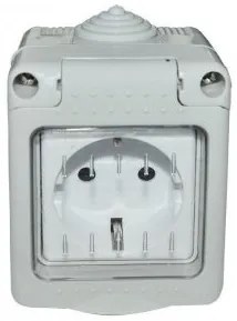 Priza schuko aplicata IP55 TOPELECTRO
