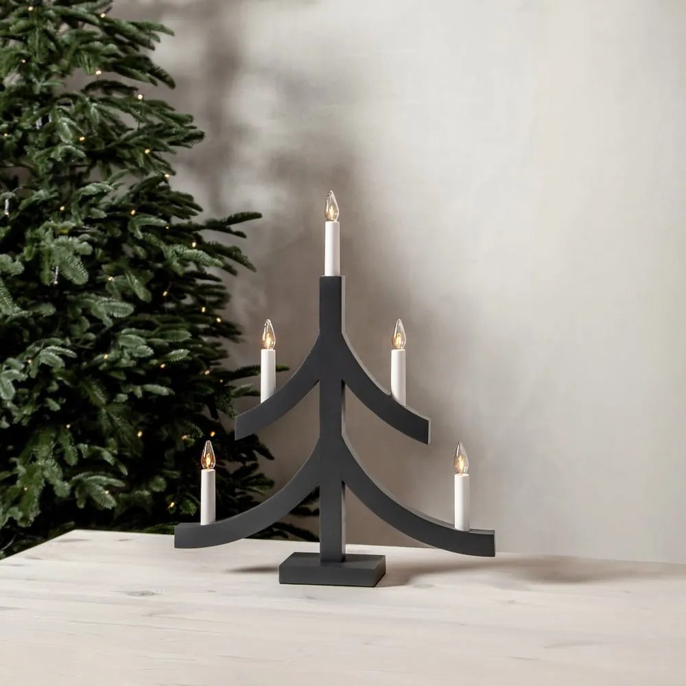 Decorațiune luminoasă de Crăciun gri închis Pagod – Star Trading