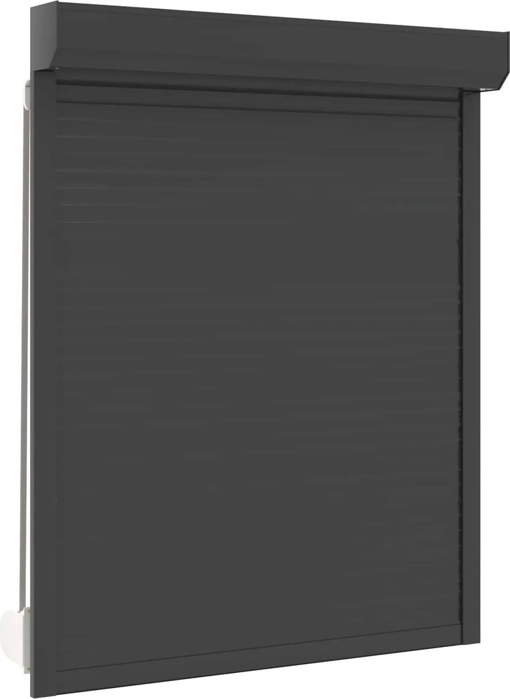 vidaXL Obturator rulant Antracit 120 x 150 cm Aluminiu și Poliuretan