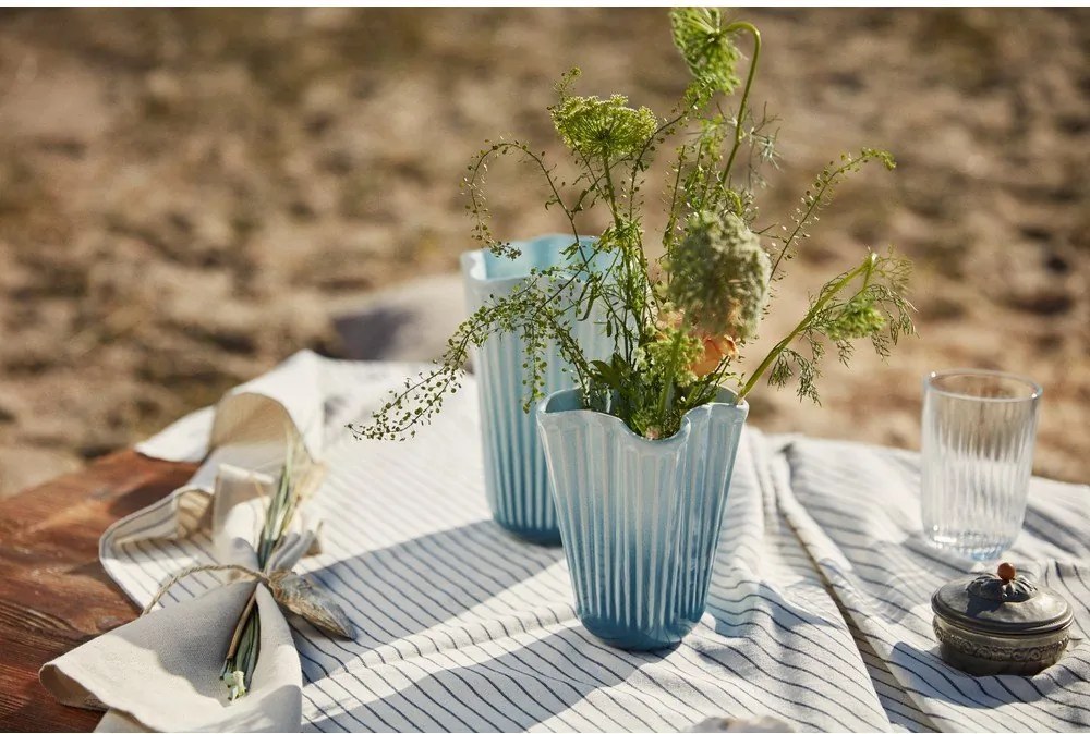 Vază albastru-deschis din ceramică (înălțime 20,5 cm) Hammershøi – Kähler Design