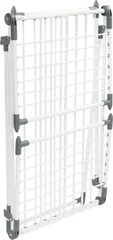 Uscător de rufe pliabil Kinghoff KH 2041, 25 m, până la 20 kg, capete antiderapante, oțel, alb/gri