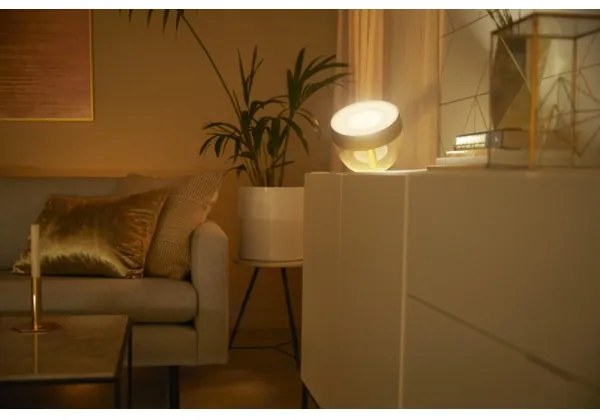 Philips Hue IRIS LED lampă de birou RGB dimabilă, 8,2W, 230V, aurie