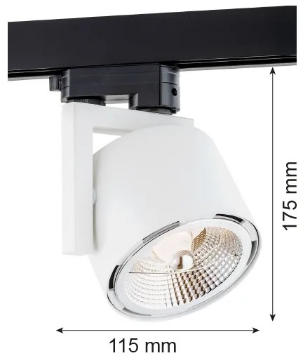 Argon 4750 - Spot ALTO 1xGU10-AR111/12W/230V alb