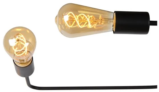 Lustră aplicată Lucide 21112/06/30 LESTER 6xE27/40W/230V negru