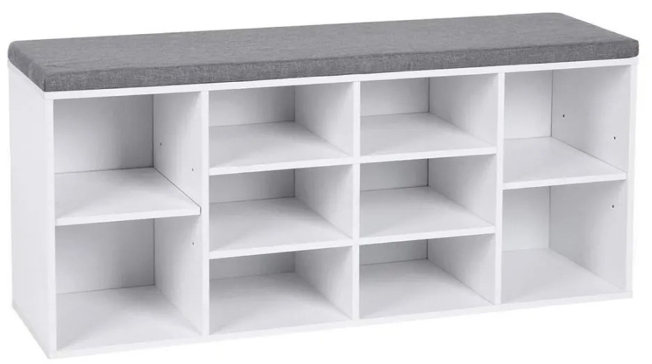 Pantofar VOREN alb/gri