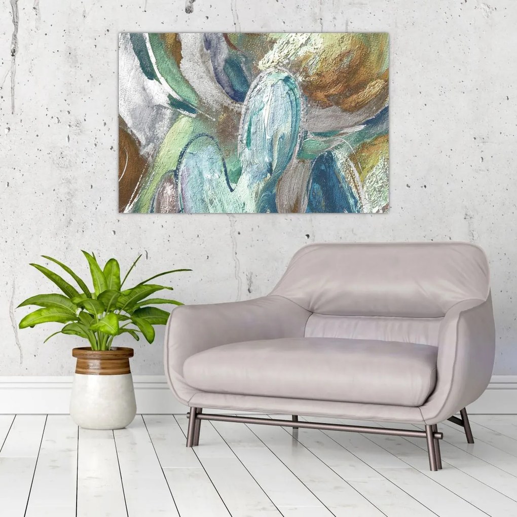 Tablou - Pictura figura abstractă (90x60 cm)