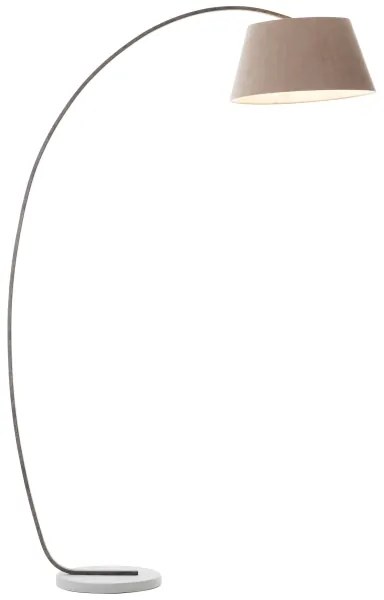 Brilliant - Lampă de podea BROK 1xE27/60W/230V taupe