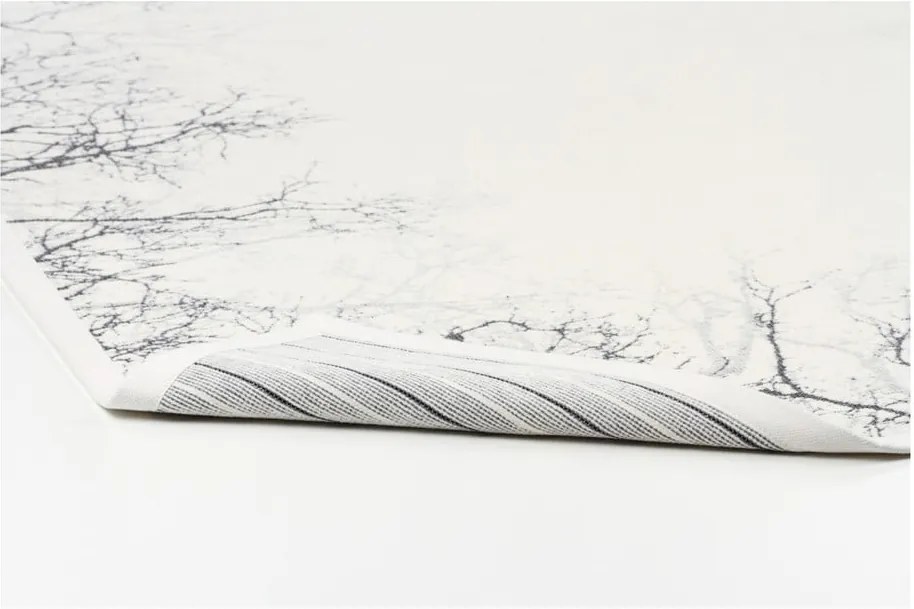 Covor reversibil Narma Puise, 140 x 200 cm, alb