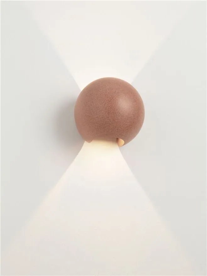 Aplica LED ambientala exterior IP65 SIMENTI Red Sandstone