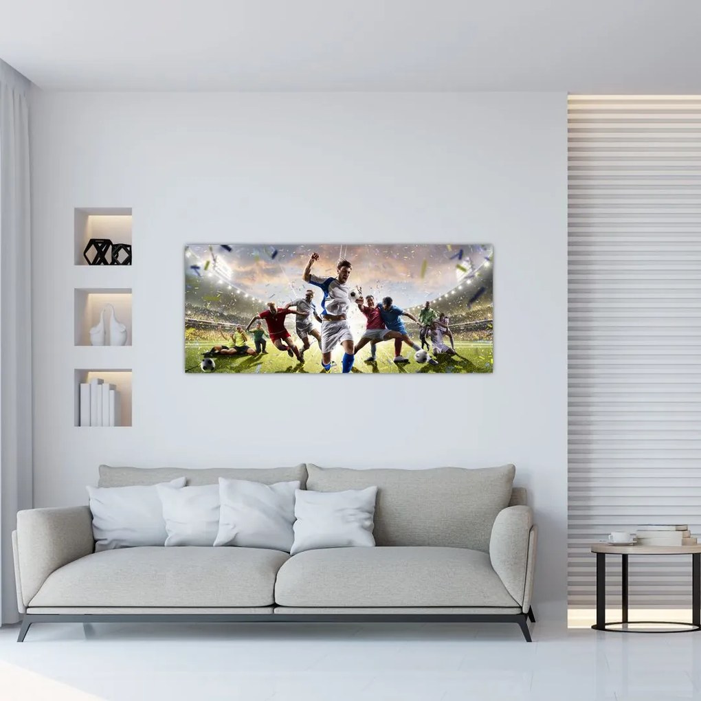 Tablou - Fotbal (120x50 cm)