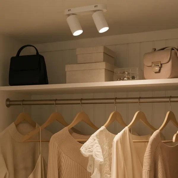 Rabalux 73086 - Spot YORLI 2xGU10/7W/230V, alb