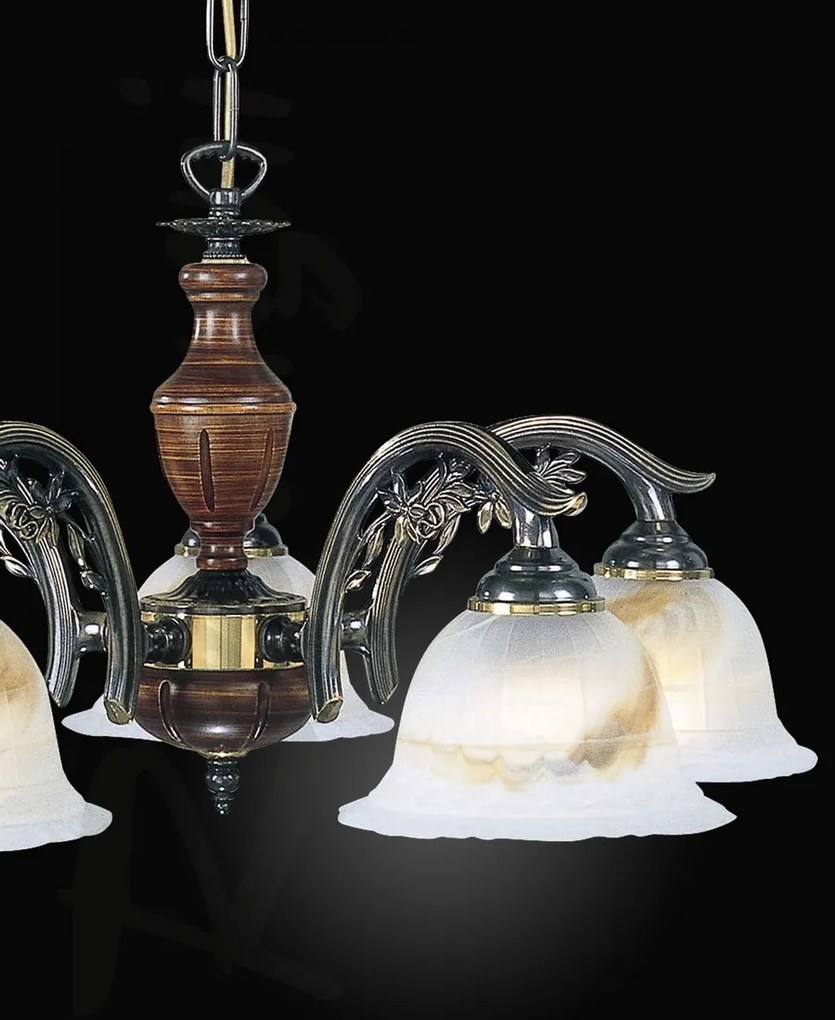 Candelabru clasic cu 5 brate design italian 2701