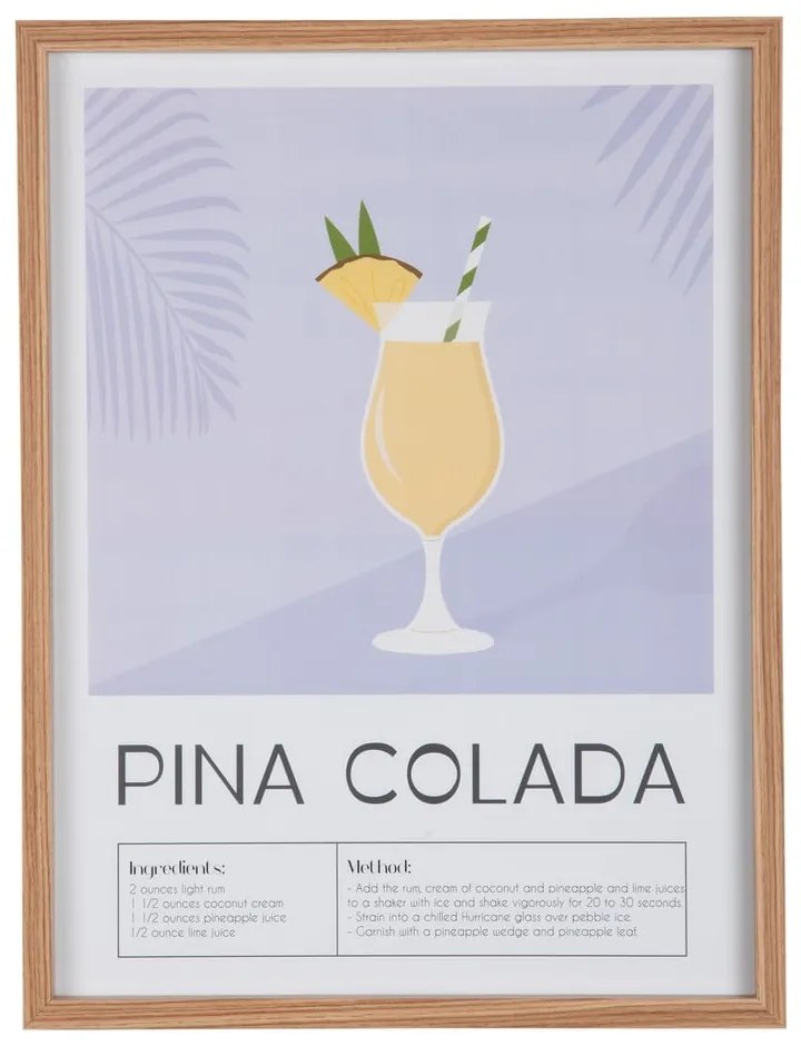 Tablou 31,5x41,5 cm Pina Colada – PT LIVING