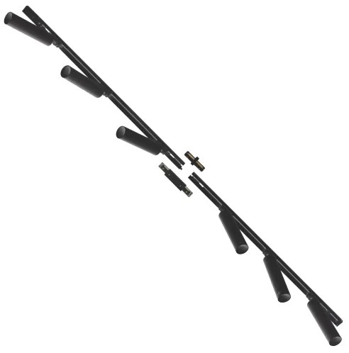 Spot în sistem de șină Zuma Line 3027 LULU 6xGU10/35W/230V negru