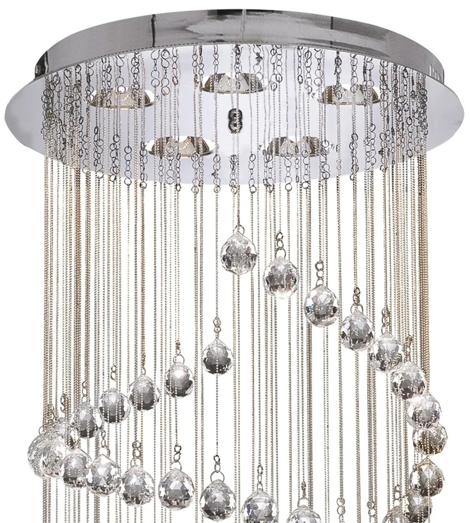 Lustra cristal design modern 39cm Hallway 5L 8843CC SRT