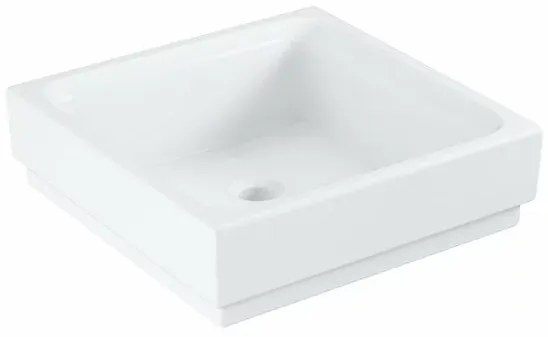 Lavoar patrat pe blat Grohe Cube Ceramic cu PureGuard 40x40