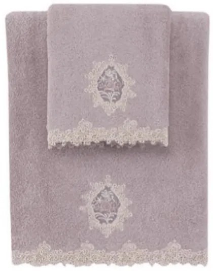 Prosop DESTAN cu dantela 50x100cm Pudrat