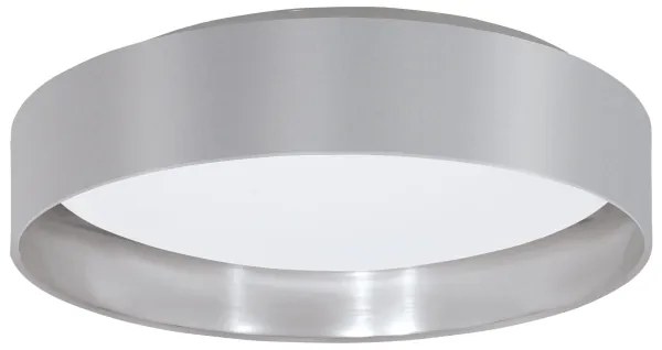 Eglo 31623 - Plafonieră LED MASERLO, 16W, 230V, Ø 40,5 cm, gri/argintiu