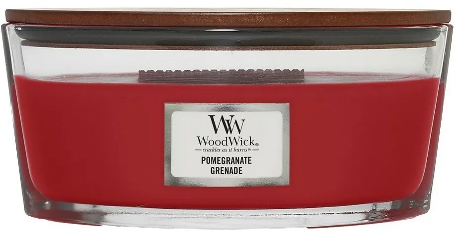 Lumânare parfumată WoodWick Pomegranate, 453 g