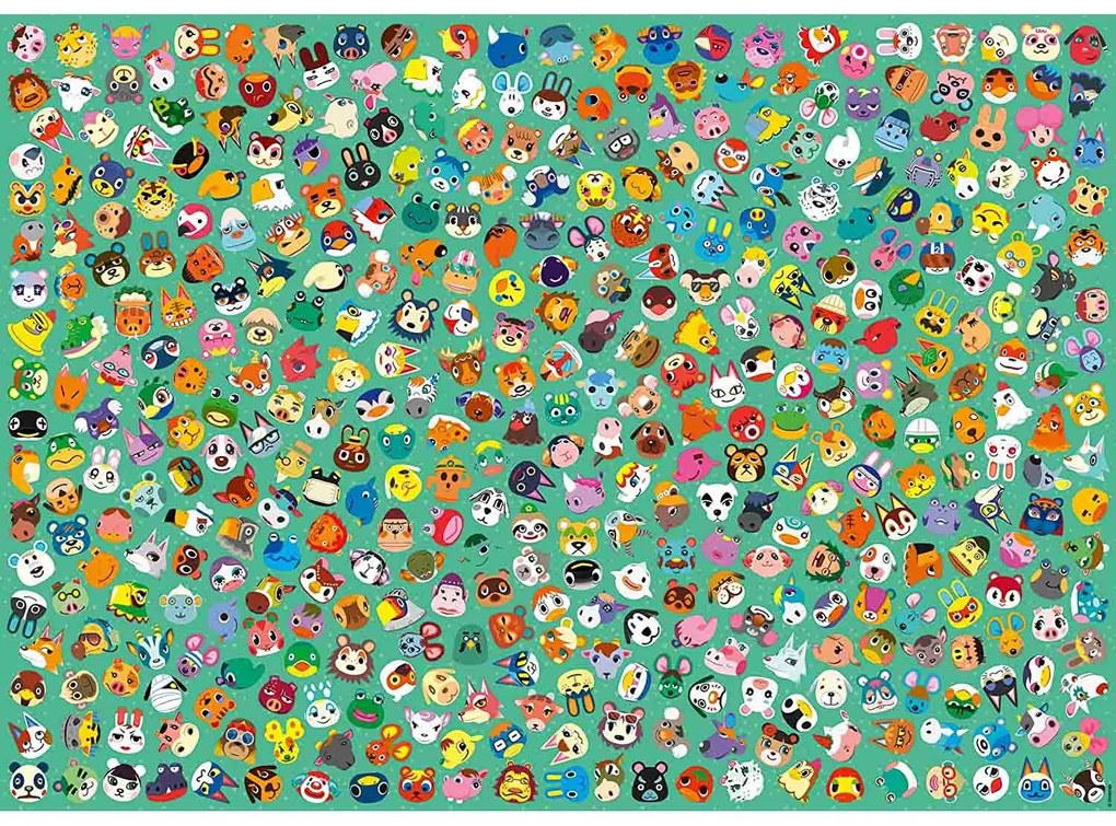 PUZZLE PROVOCARE NINTENDO, 1000 PIESE - RAVENSBURGER (RVSPA17454)