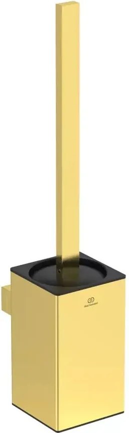 Perie WC Ideal Standard Atelier Conca design patrat auriu periat