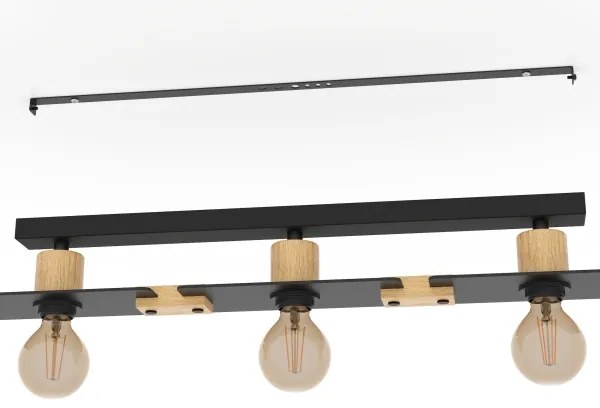 Plafonieră BRAMERTON 3xE27/40W/230V Eglo 43751