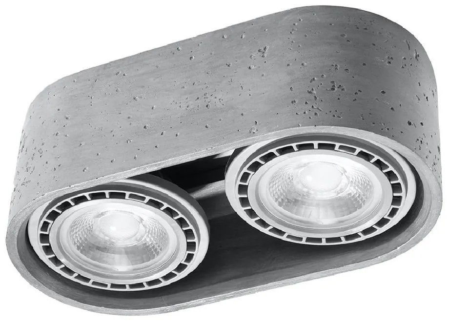 Spot gri 27x14 cm Spattio - Sollux