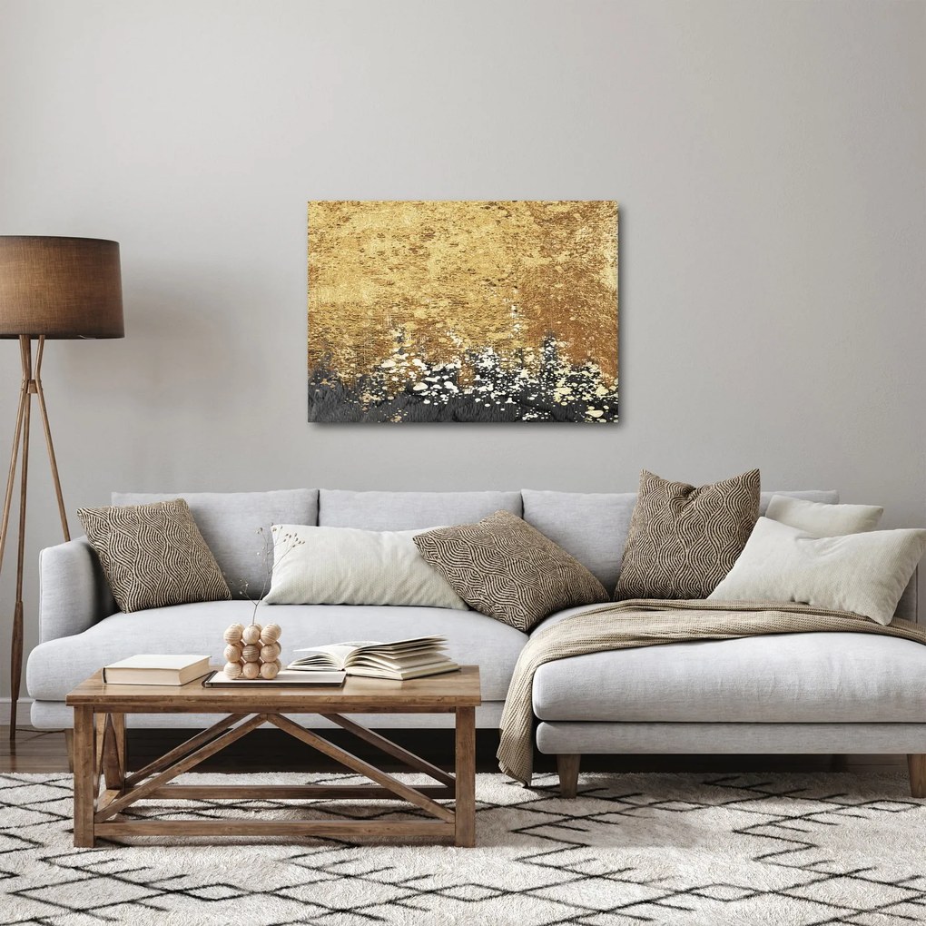 Tablou - Structura de aur N⁰3 (70x50 cm)