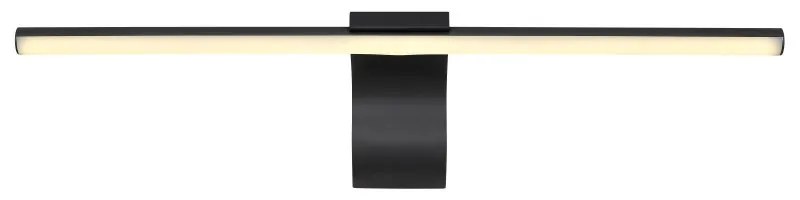 Aplica LED pentru baie design modern IP44 Pepe negru 60,8cm