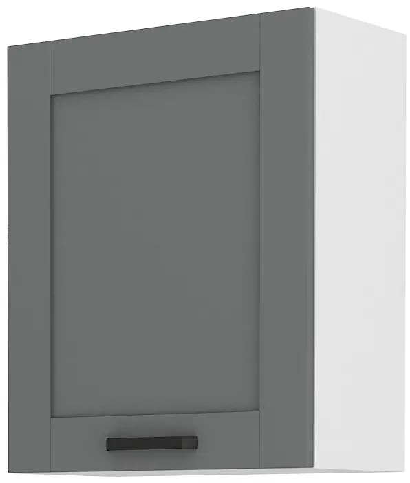 Dulap superior de bucătărie Lucid 60 G 72 1F (dustgrey + alb). 1045542