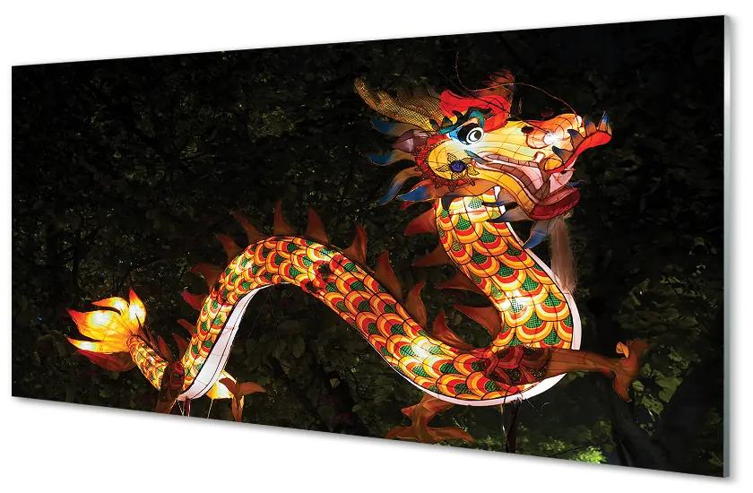 Tablouri acrilice dragon japonez iluminat