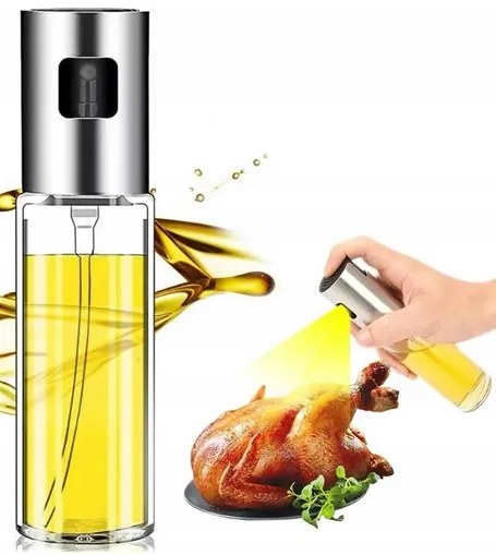 Dozator de ulei cu pulverizator - galben