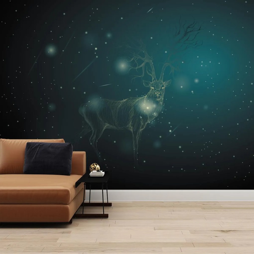 Fototapet - Cerb magic noaptea (147x102 cm)