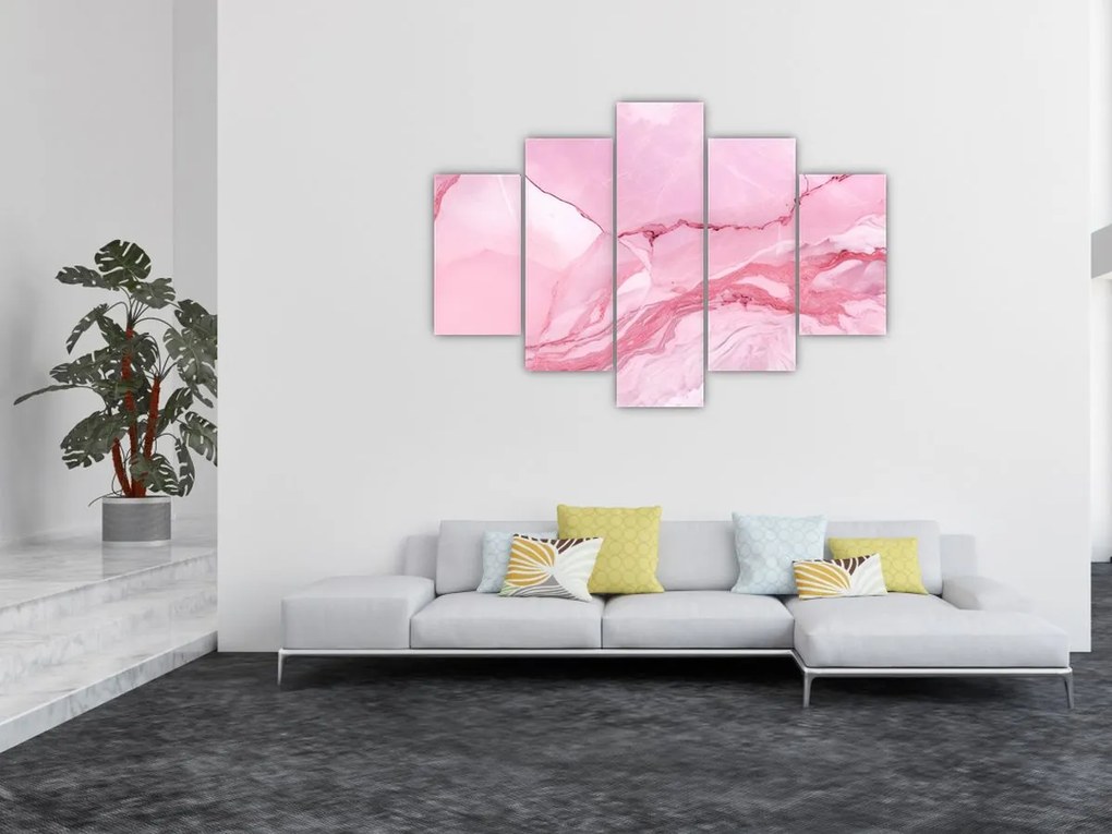 Tablou - Marmură roz (150x105 cm)